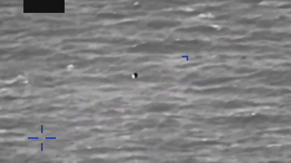 DOW-UAP-PR056 - Pulsing UAP Flies Over Water While Rocking Back and Forth