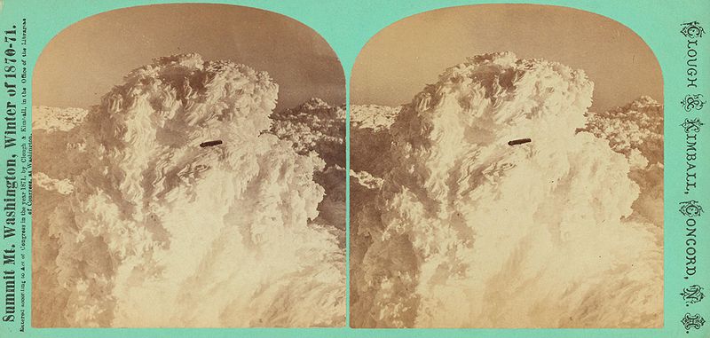 Mount Washington UFO Stereo Photograph
